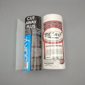 OESD And Sulky Cut-Away Embroidery Stabilizer Heavy And Medium Weight
